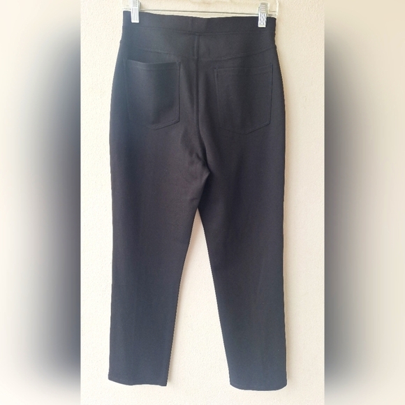 Halara Black Flex High Waisted Back Side Pocket Slim Work Women's Pants Size M - Picture 4 of 9